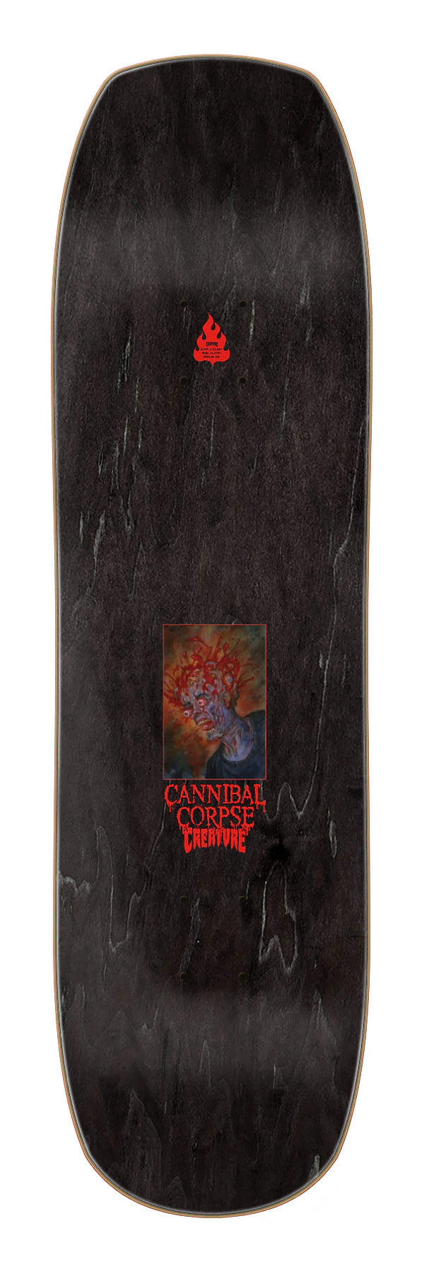 8.75in Cannibal Corpse Chaos Horrific Creature Skateboard Deck