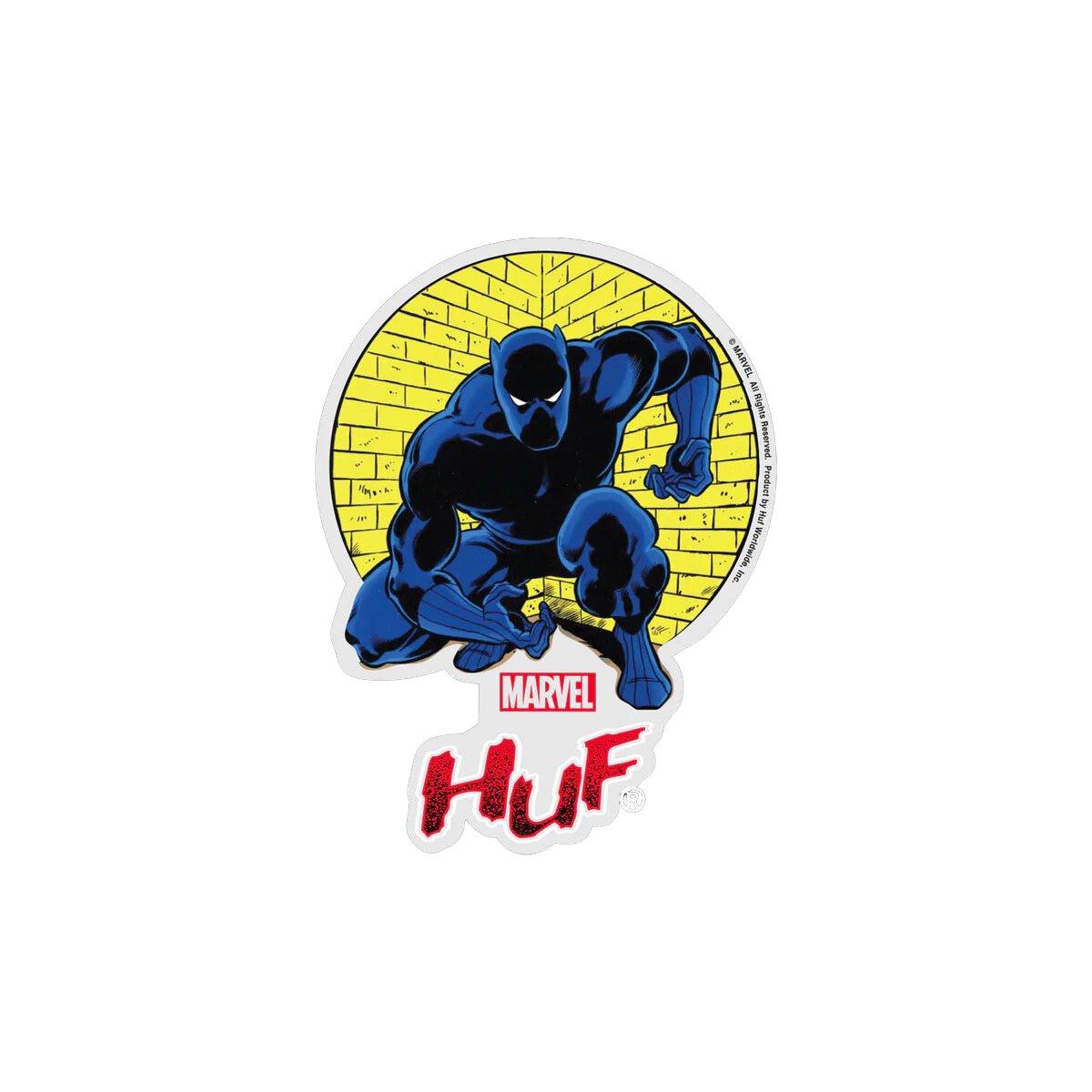 HUF x Avengers Night Prowling Sticker