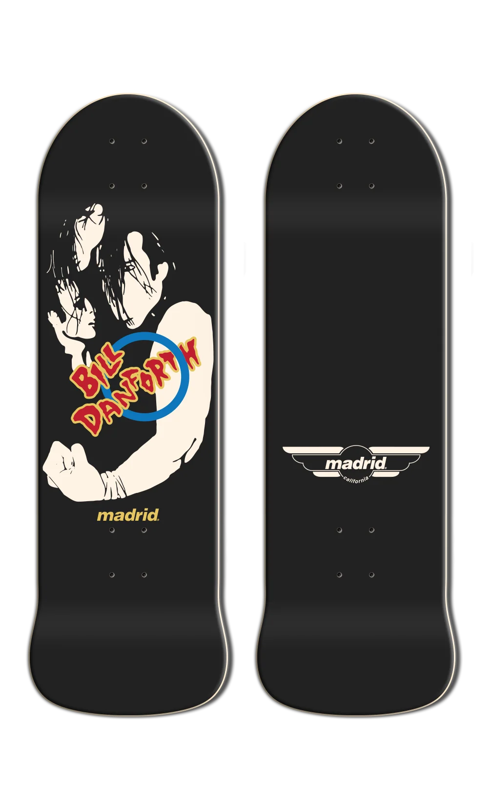 **Pre Order** Madrid Old School Reissue Skateboard Deck Bill Danforth