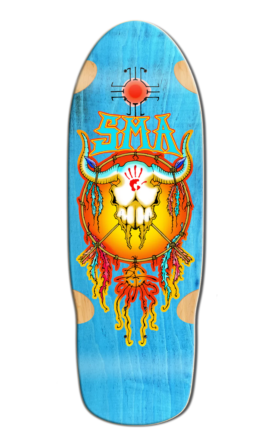 Old School SMA Wes Humpston Dream Catcher Series Skateboard Deck (Blue Stain)