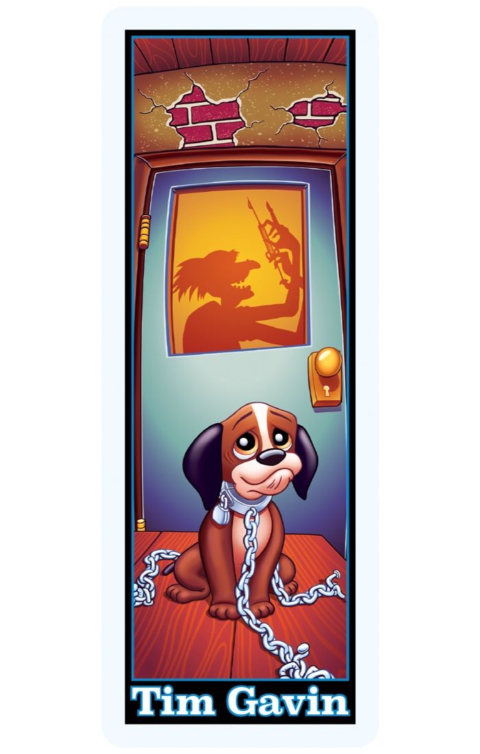 Blind Tim Gavin Dog Pound Sticker