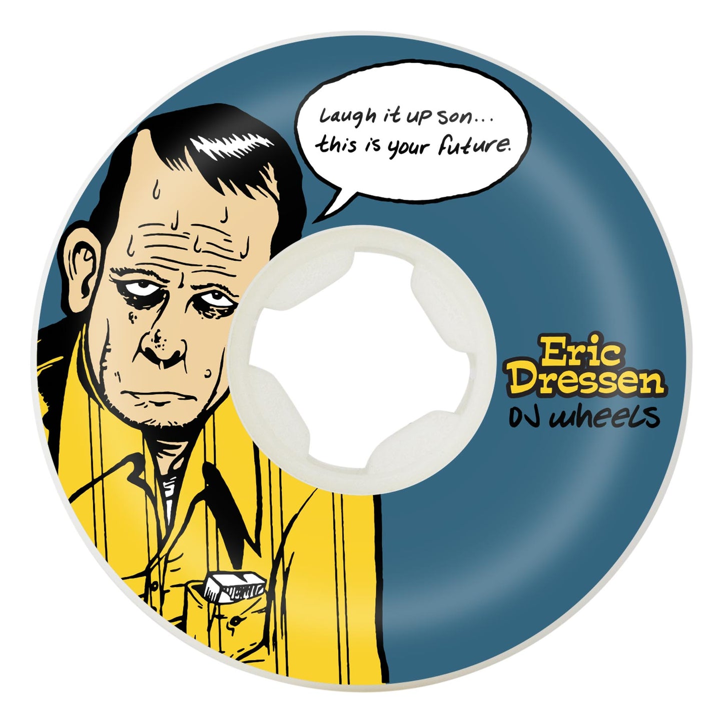 58mm Eric Dressen Laugh It Up Original White 99a OJ Skateboard Wheels