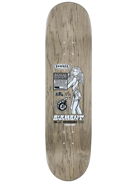 Underworld Element Andy Howell Boomin System Skateboard Deck 8.25 x 31.95