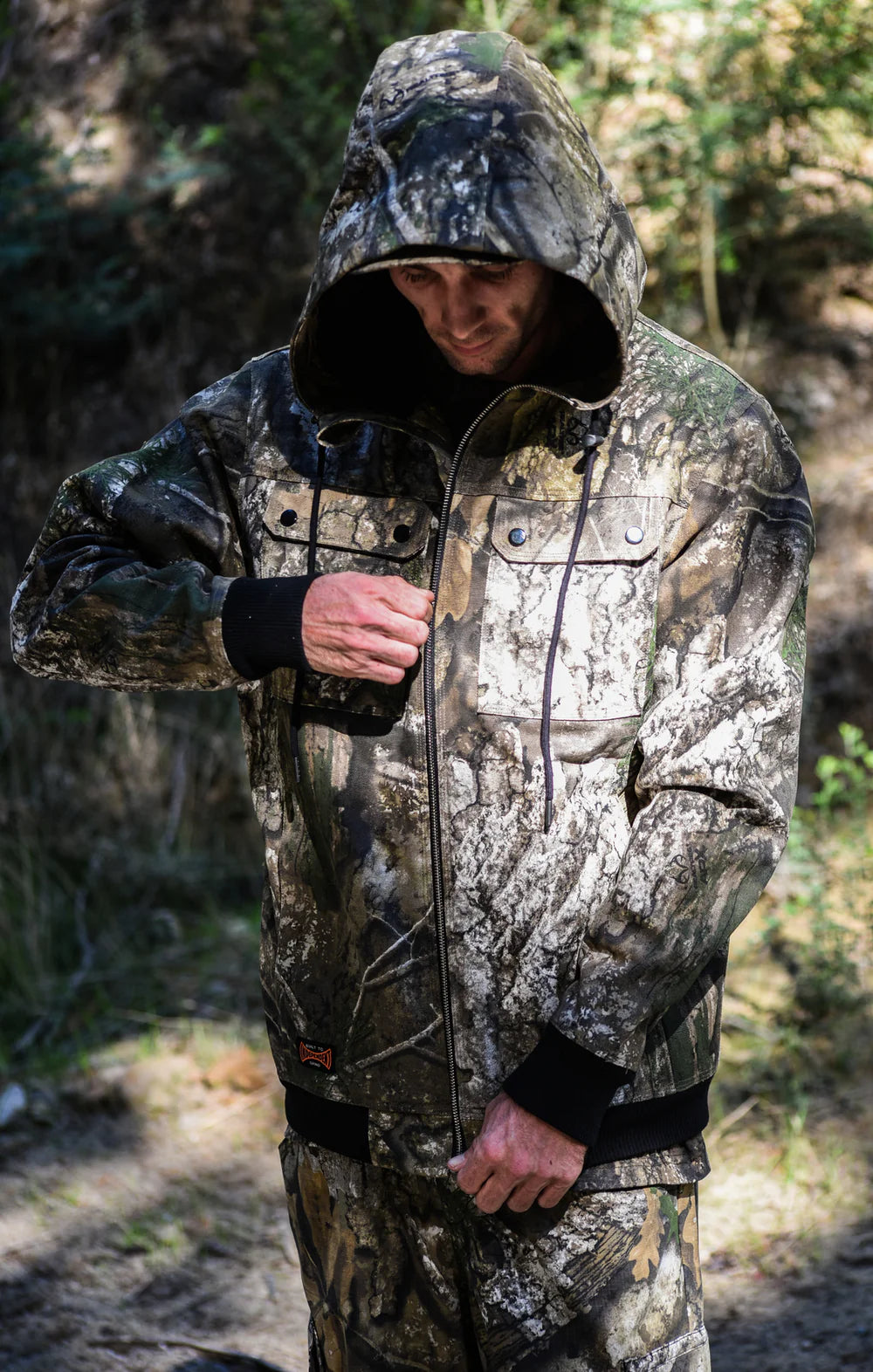 Built To Grind Hooded Mens Independent Canvas Work Jacket