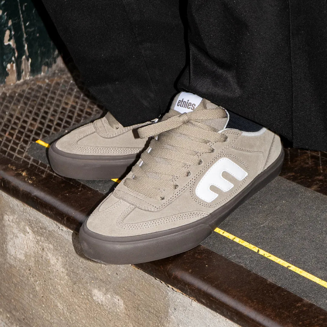 Etnies Locut Vulc Skateboard Shoe Sneaker Warm Grey