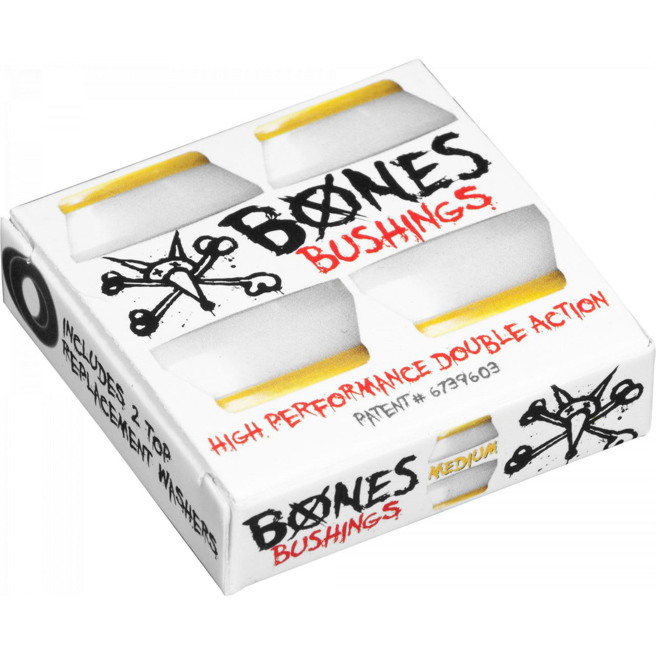 Bones Hardcore Bushings Medium White Set