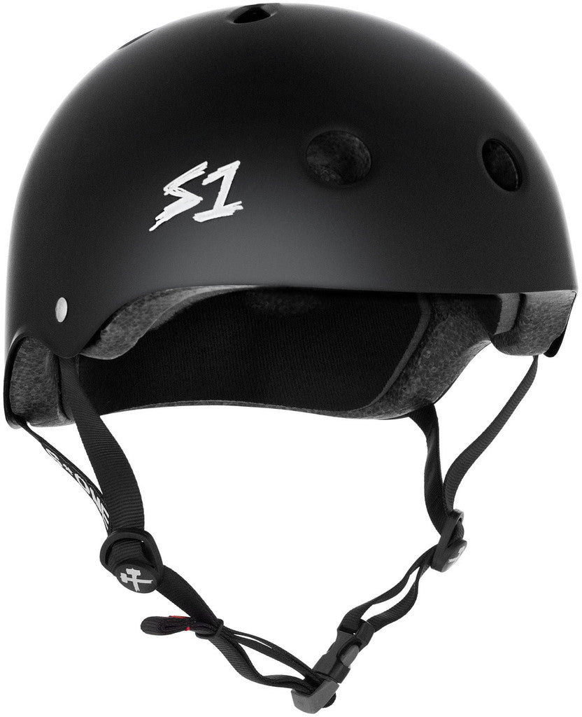 S1 Mega Lifer Helmet - Black Matte - Skateboard / Bike