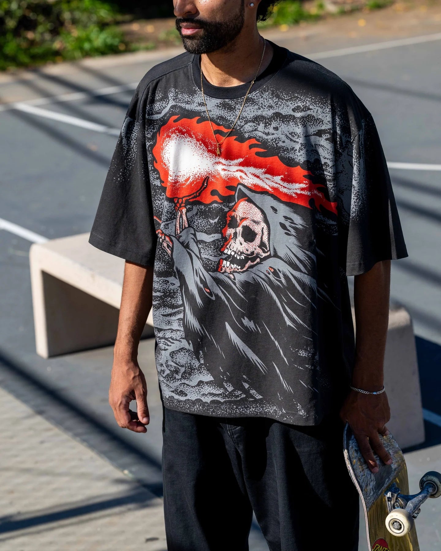 O'Brien Reaper Mens Santa Cruz All Over Print T-Shirt