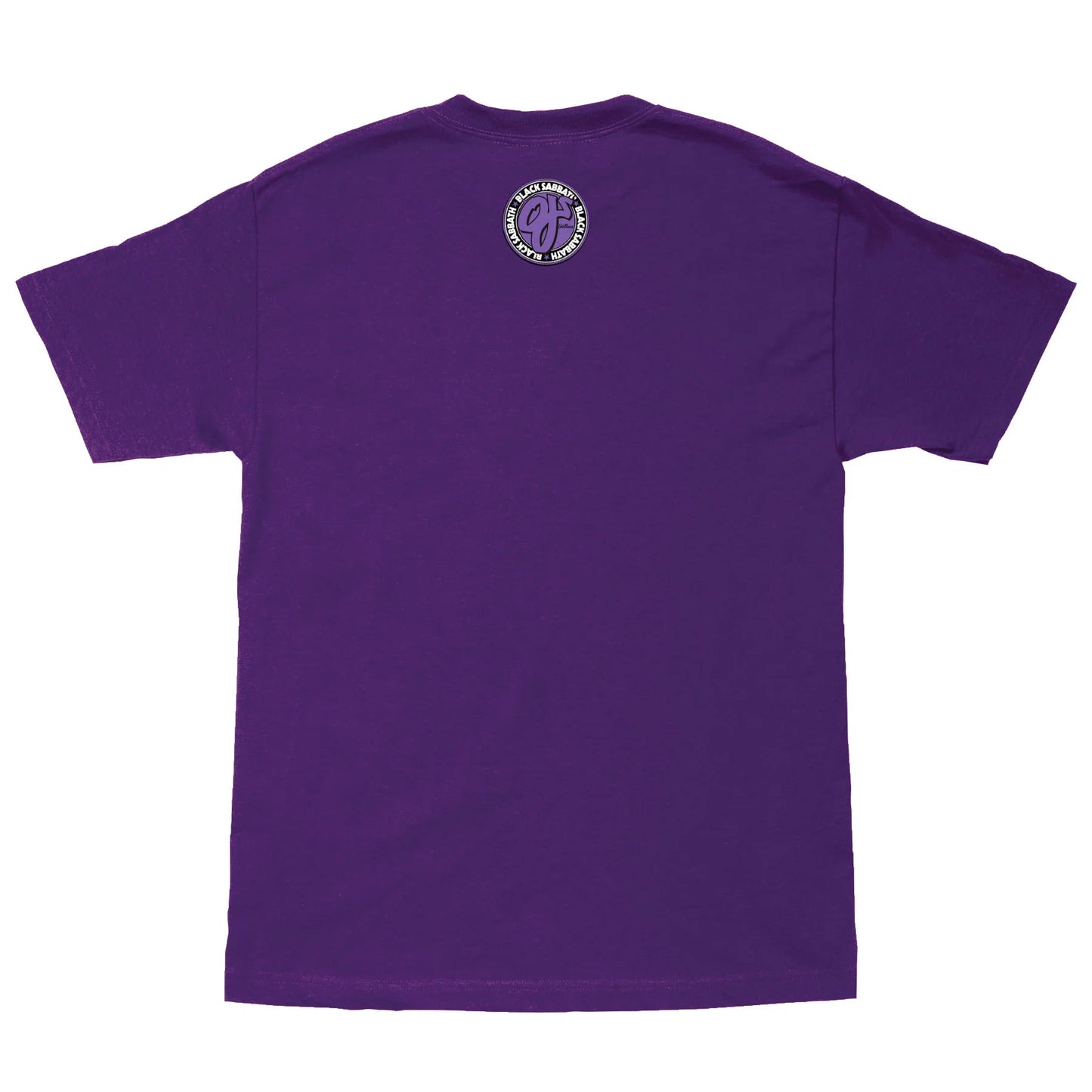 Black Sabbath Paranoid Witch Mens OJ T-Shirt Purple