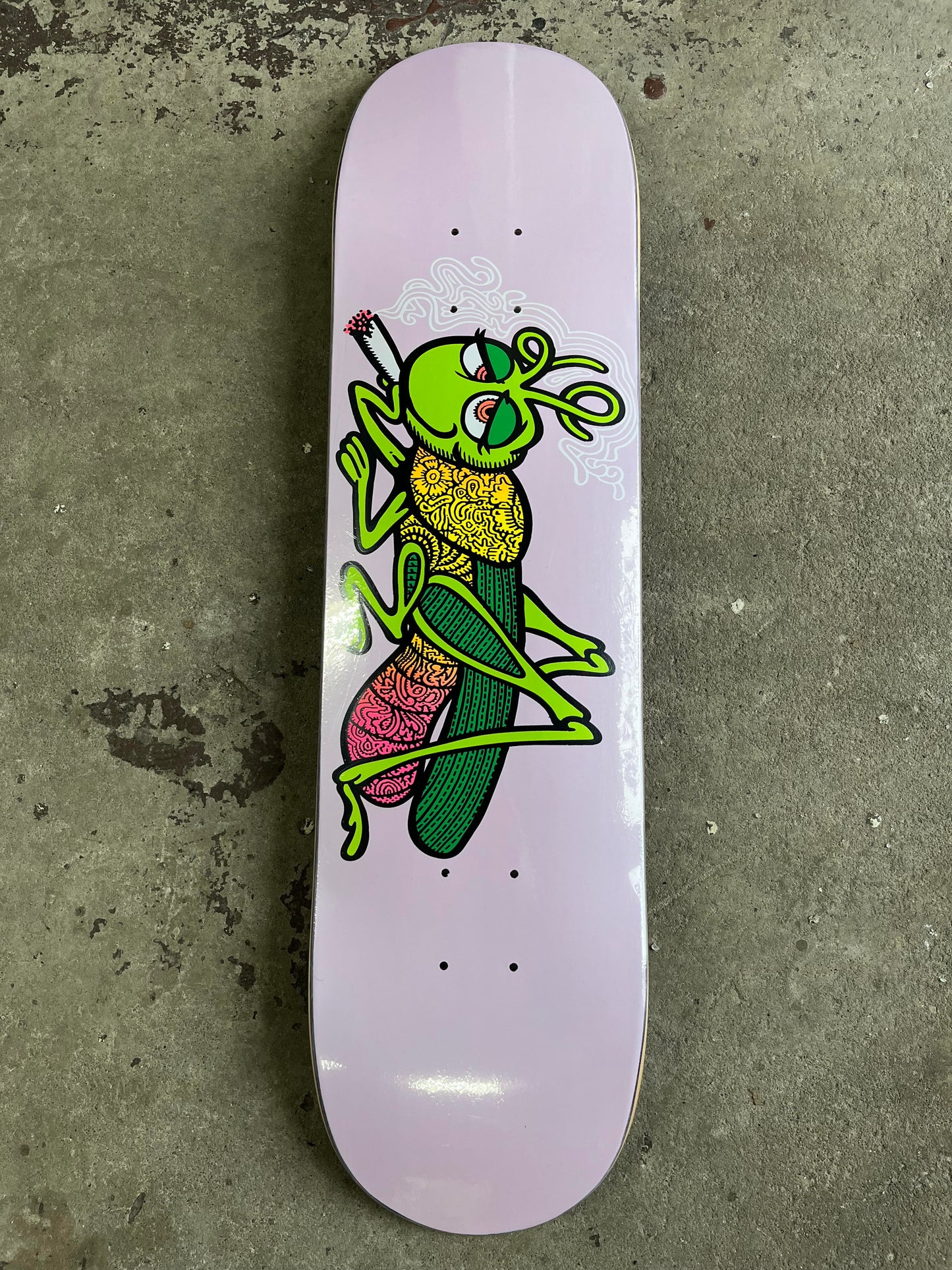 StrangeLove Skateboards Todd Bratrud / Grassbopper / 8.0 Deck (Pink)