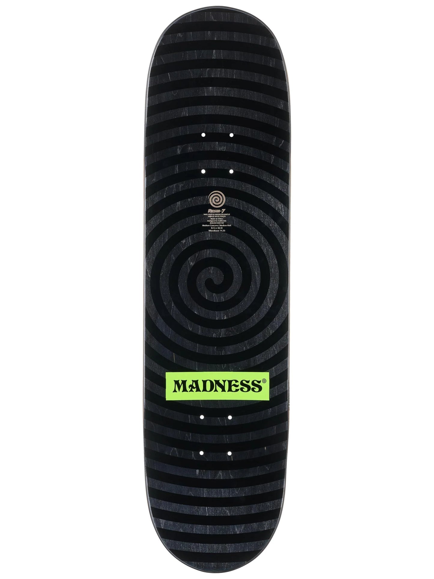 Madness Son R7 Skateboard Deck 8.5 x 32