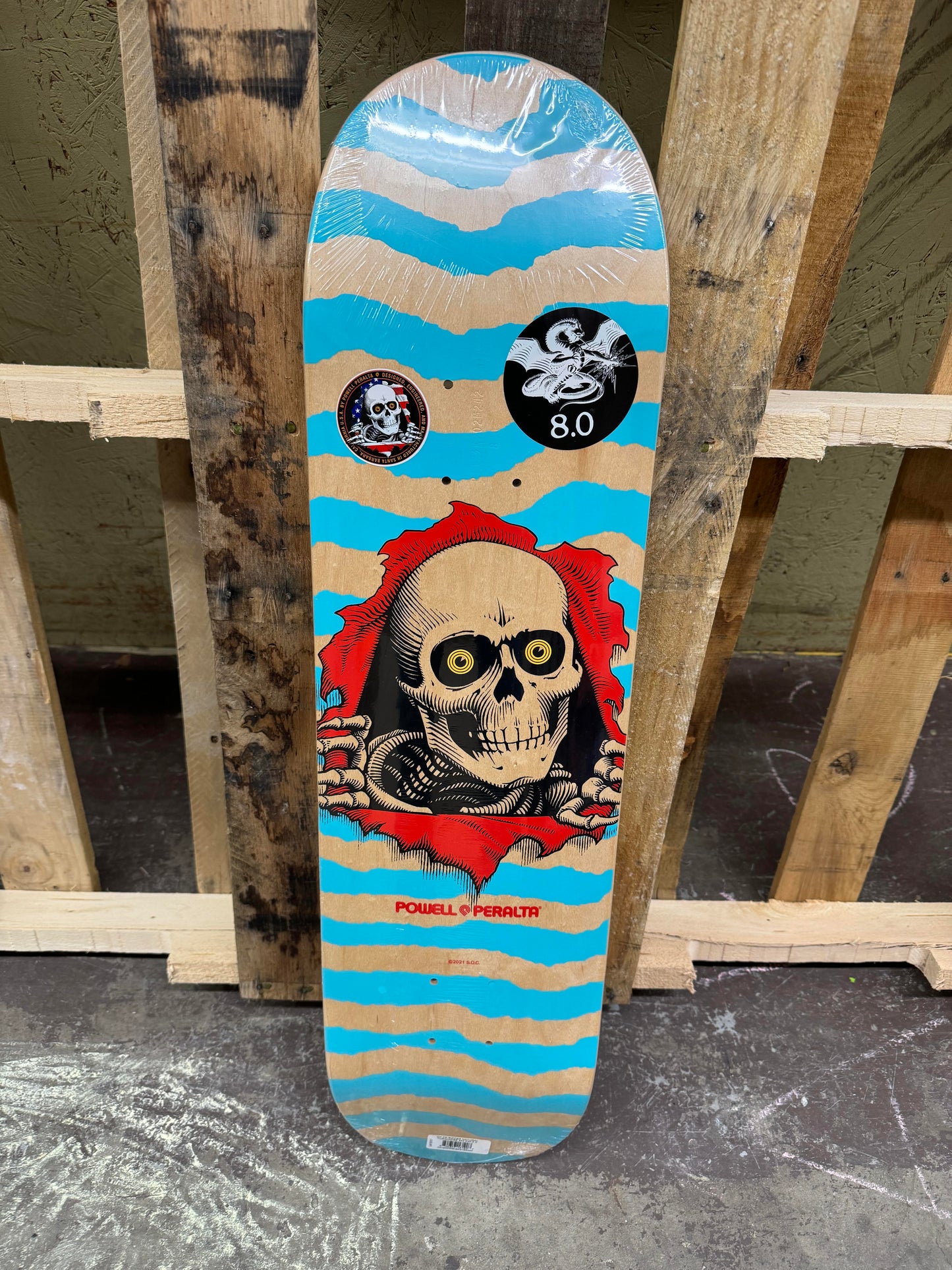 Powell Peralta Ripper Popsicle Skateboard Deck 8.0" Last 1 Out of Production