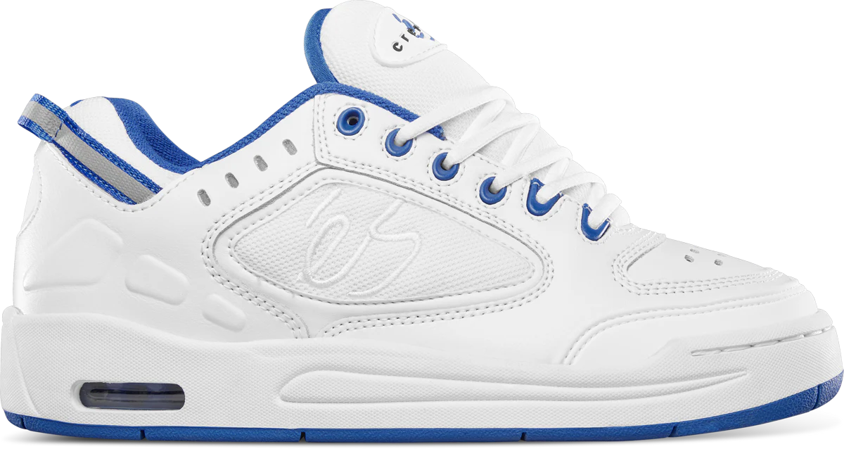 eS Creager Shoes (White/Blue) FREE USA SHIPPING