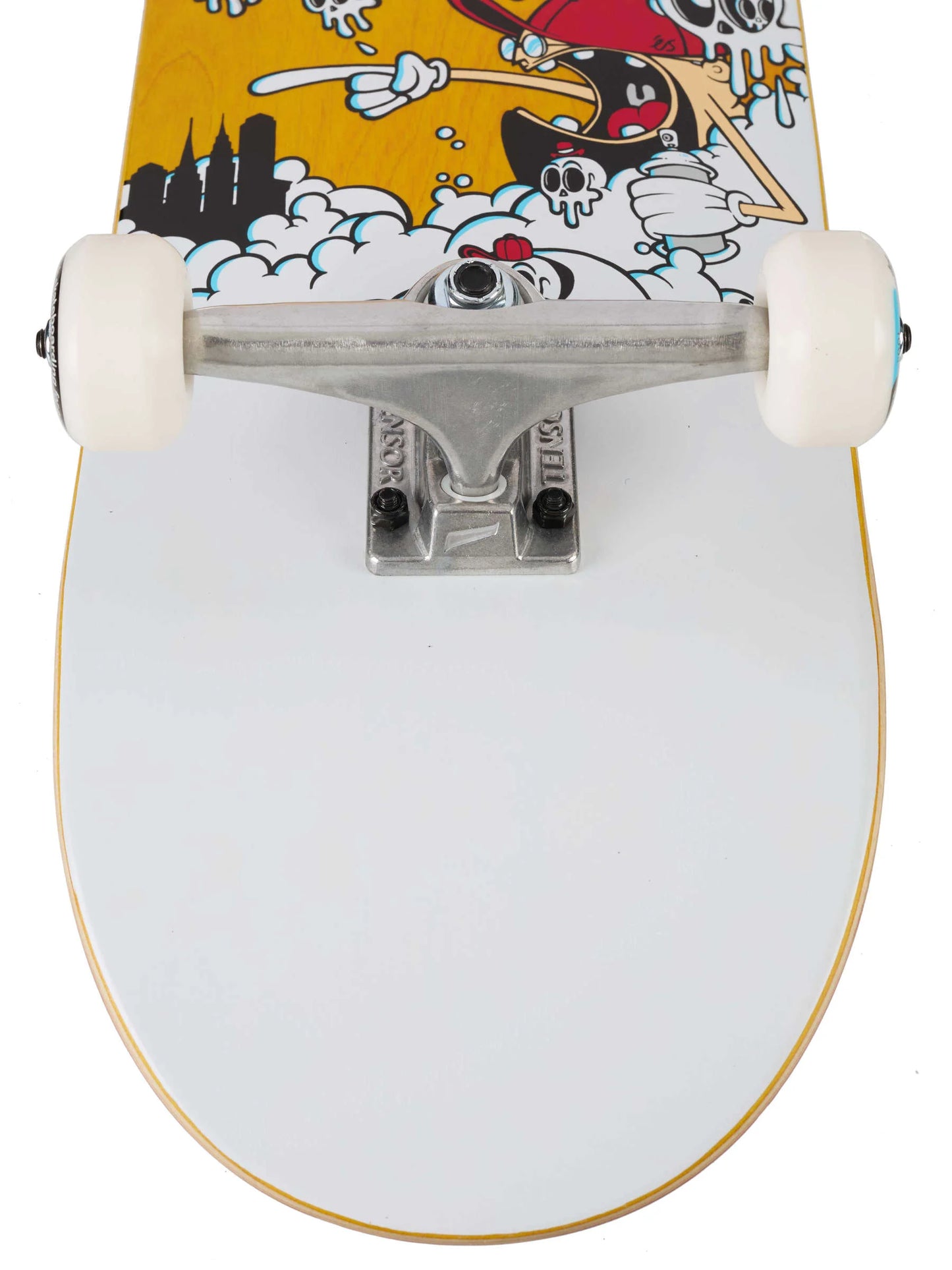 Gorm Boberg Clouds Skateboard Complete - 8.25 × 1 8.25 / Yellow