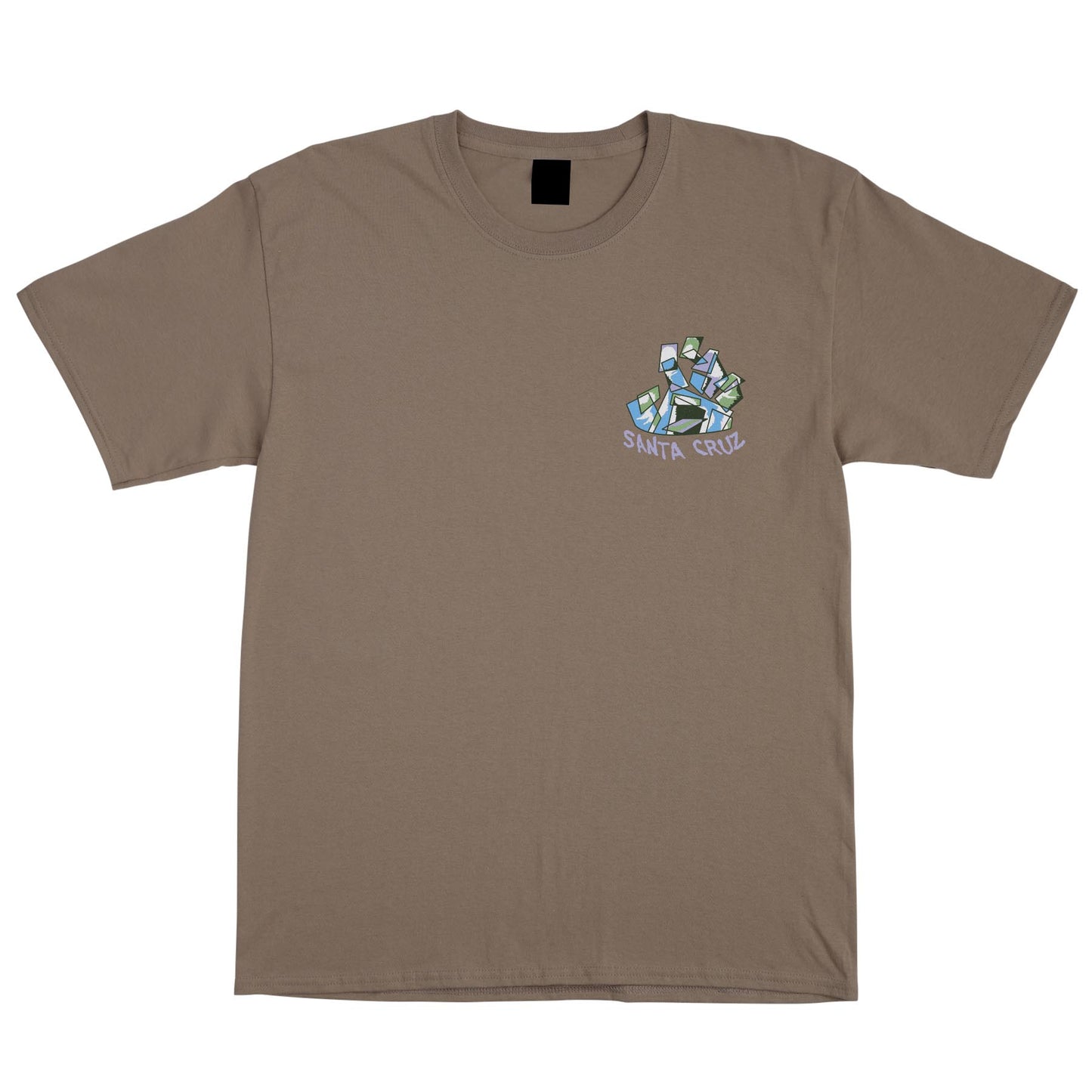 Santa Cruz Screaming Scratched Hand T-Shirt (Dusty Brown)