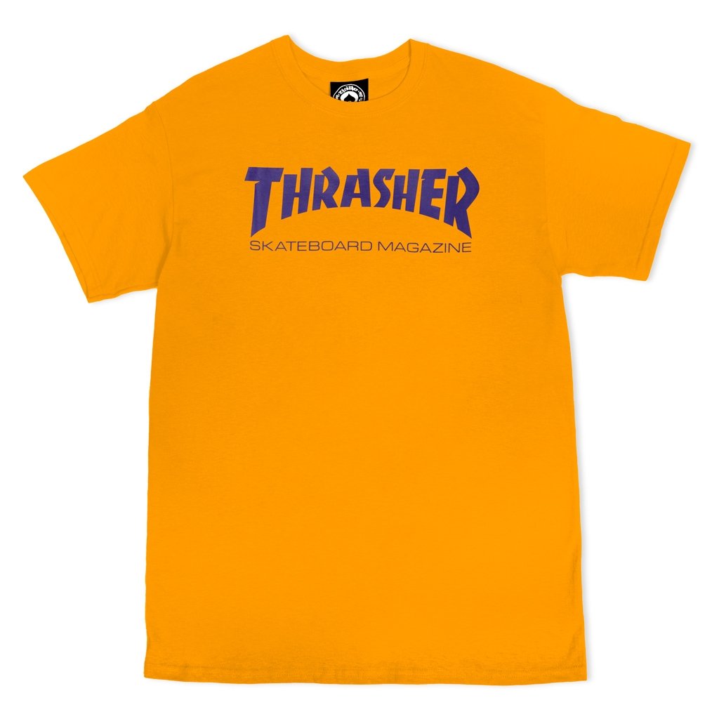 Thrasher Skate Mag T-Shirt (Gold/Purple)