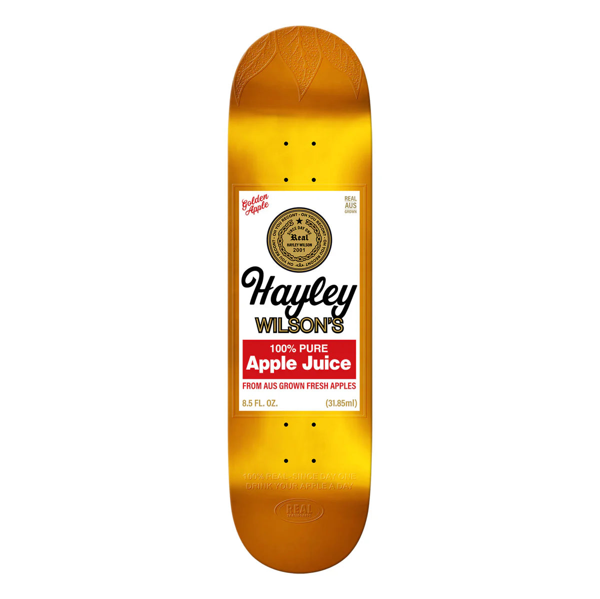 Real Hayley Wilson Juiced Skateboard Deck 8.5"