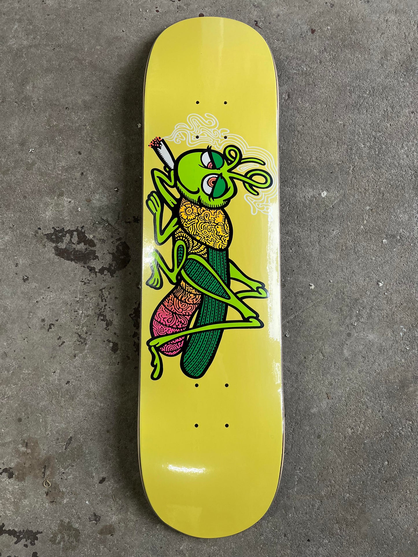 StrangeLove Skateboards Todd Bratrud / Grassbopper / 8.0 Deck (Yellow)