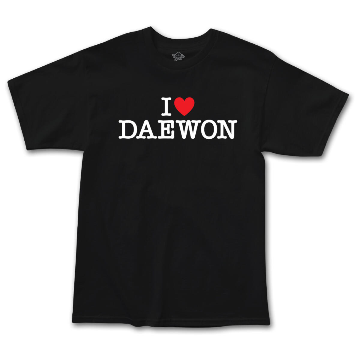 Thank You I Heart Daewon T-Shirt (Black)
