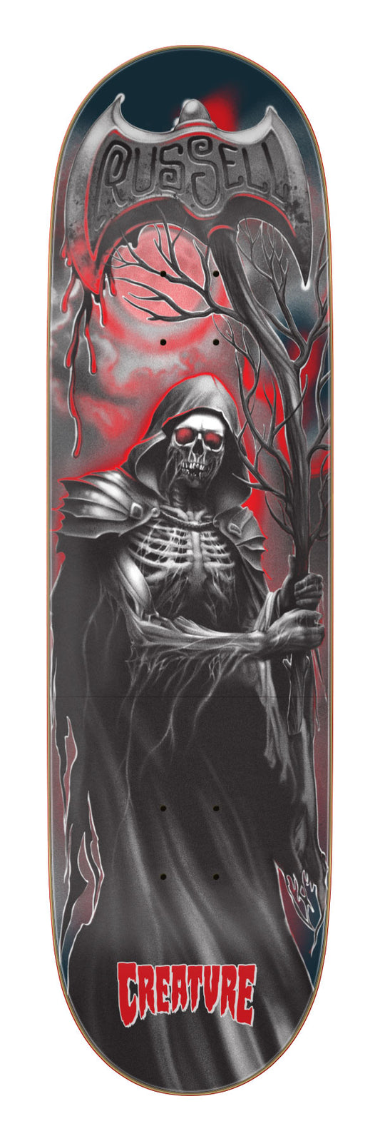 Creature Russell Metal XX Pro Skateboard Deck 8.60in x 31.95in