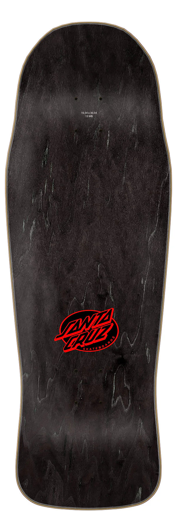 10.34in Winkowski Primeval Fire Santa Cruz Shaped Skateboard Deck