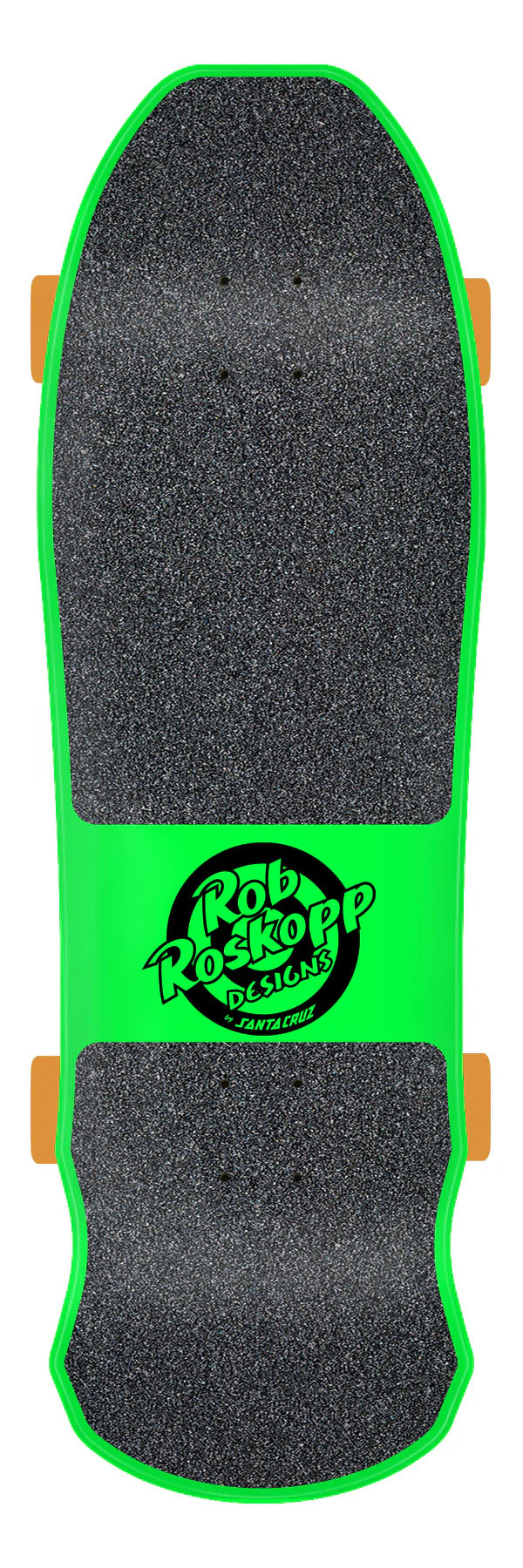 9.5in Roskopp Face Green Reissue Santa Cruz Premium Complete Cruiser (Complete Only)