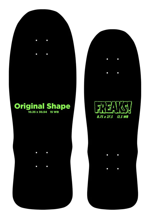 8.75in Erick Winkowski Dope Planet Micro Santa Cruz Freaks Skateboard Deck