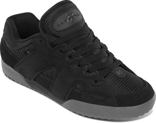 éS One Nine 7 Skateboard Shoes (Black/Grey)