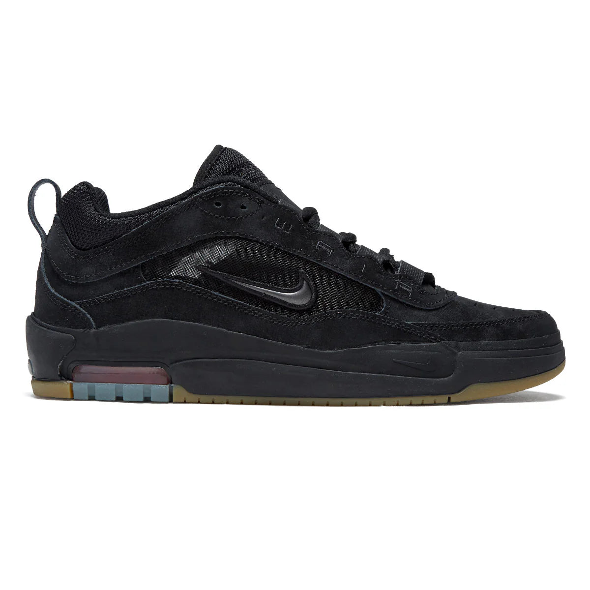 Nike SB Air Max Ishod Skateboard Shoes (Black/Black/Black)