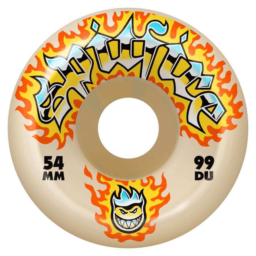 SPITFIRE FORMULA FOUR CHROME VENOM CONICAL FULL 54MM 99D Skateboard Wheels (Set of 4)
