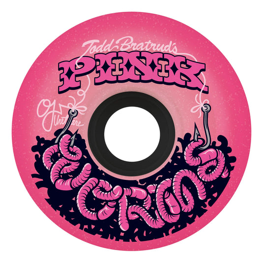 60mm Pink Worms Super Juice Pink 78a OJ Wheels