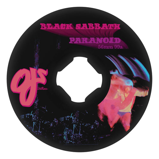 56mm Black Sabbath Paranoid Chubbies 99a OJ Skateboard Wheels