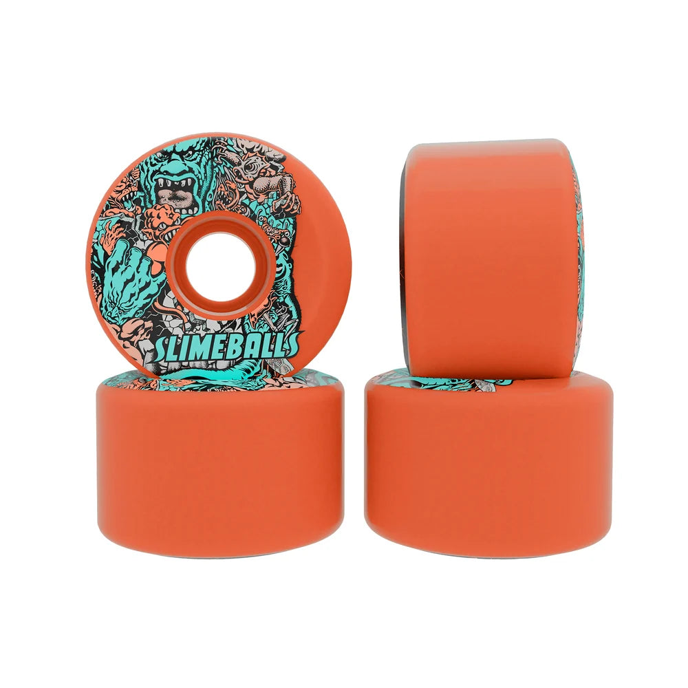 60mm Rob Roskopp Five Reissue 78a OG Slime Slime Balls Skateboard Wheels