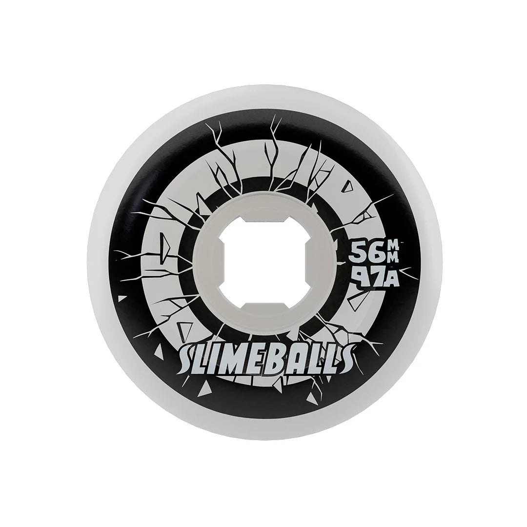 56mm Rob Roskopp Five Reissue 97a Full Combo Slime Balls Skateboard Wheels