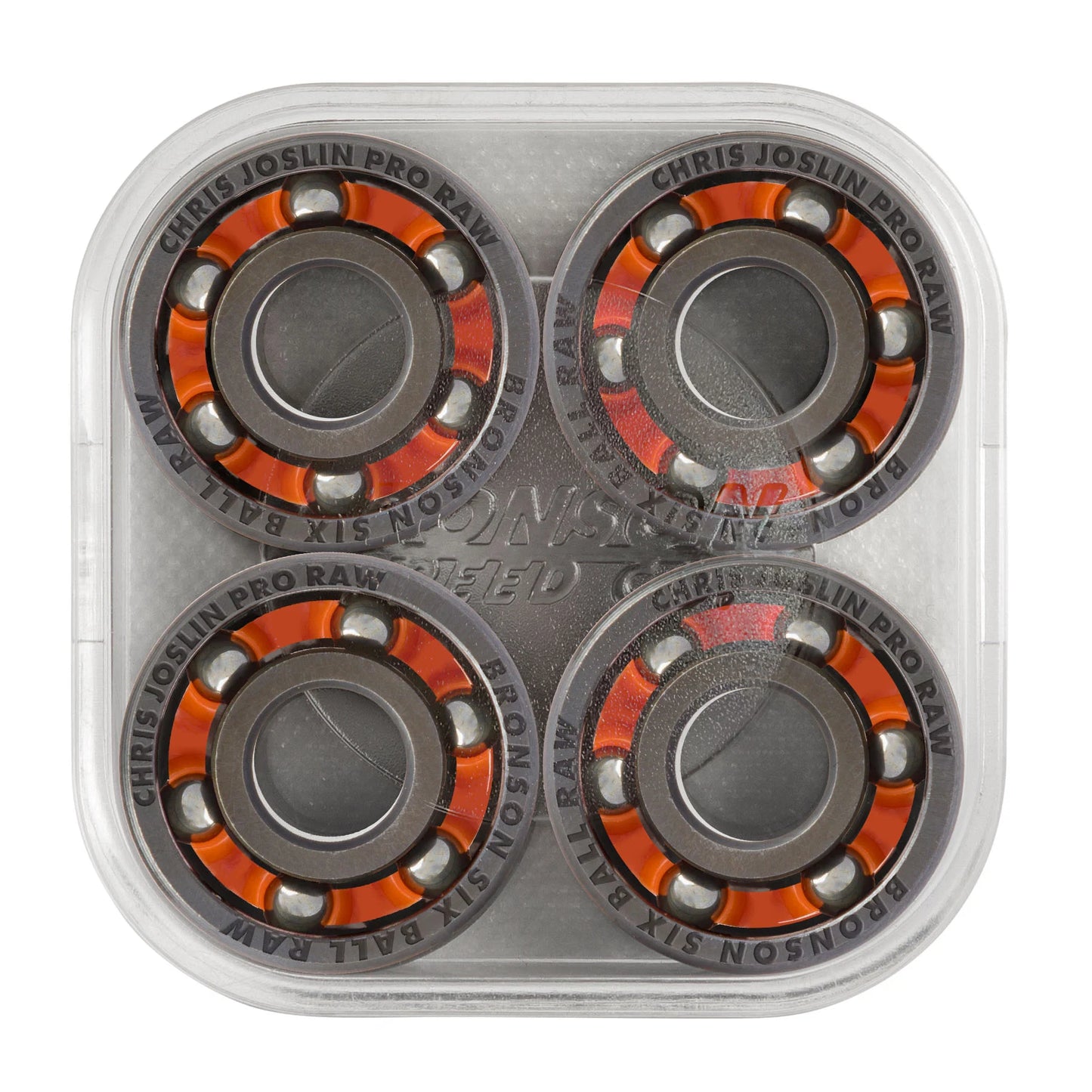 Chris Joslin 6-Ball Raw Bronson Skateboard Bearings