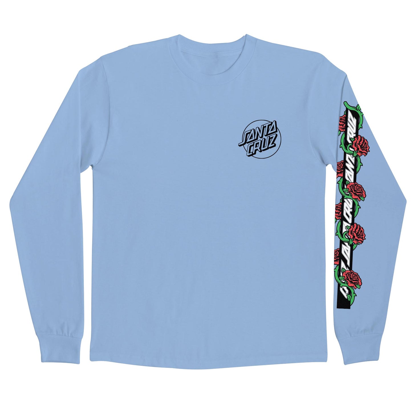 Santa Cruz Dressen Roses Vine Opus Long Sleeve Shirt (Available in 2 Colors)