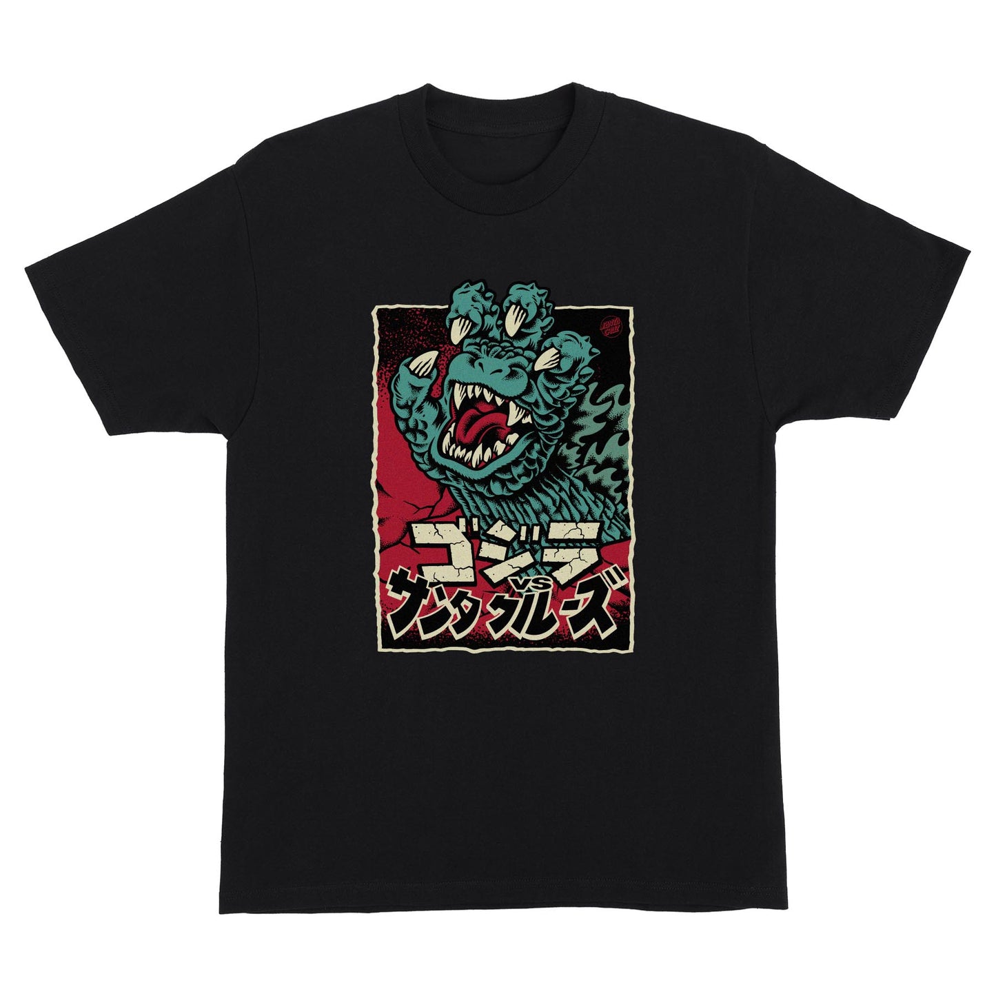Santa Cruz Godzilla Hand Front T-Shirt (Black)