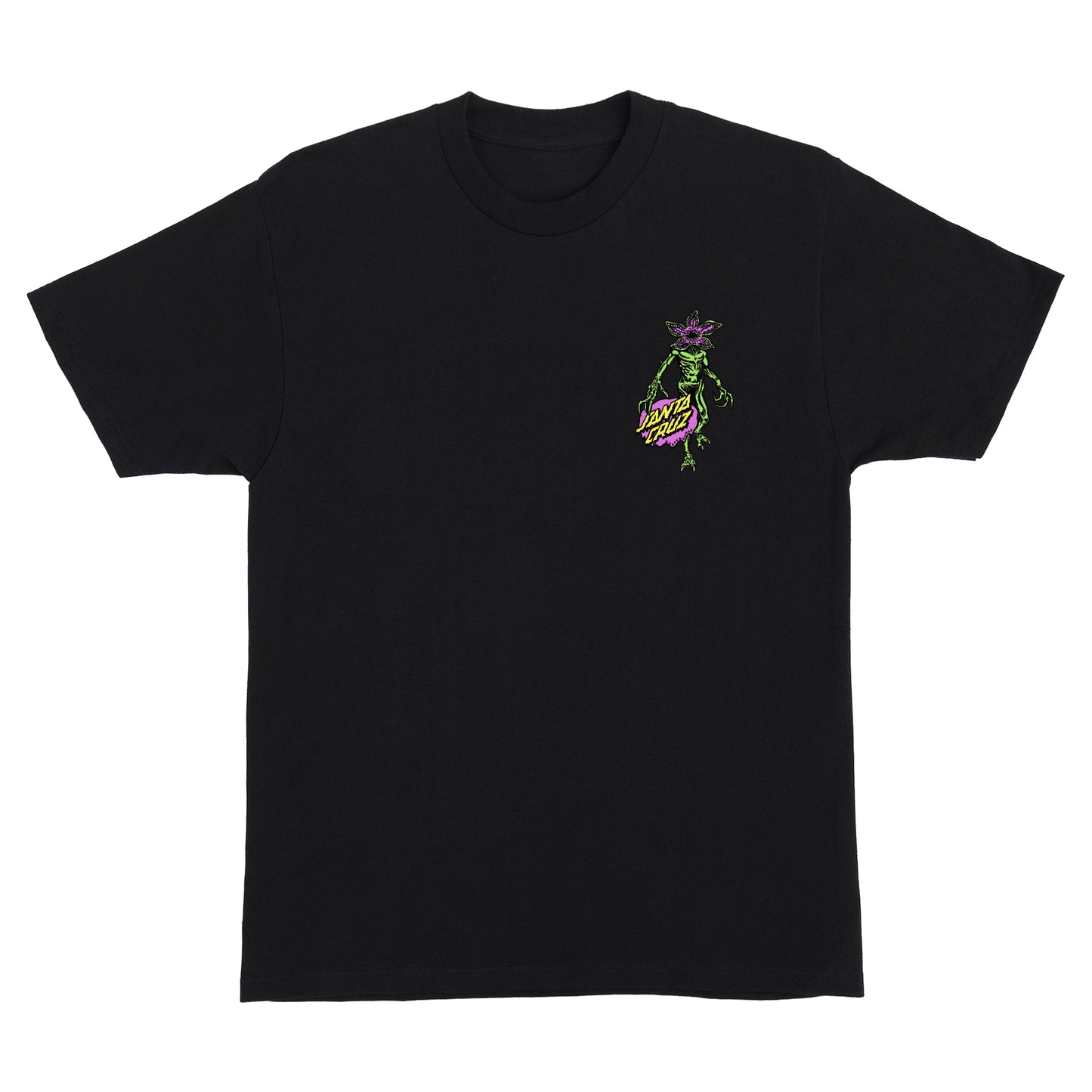 Santa Cruz Stranger Things Demogorgon Dot T-Shirt (Black)