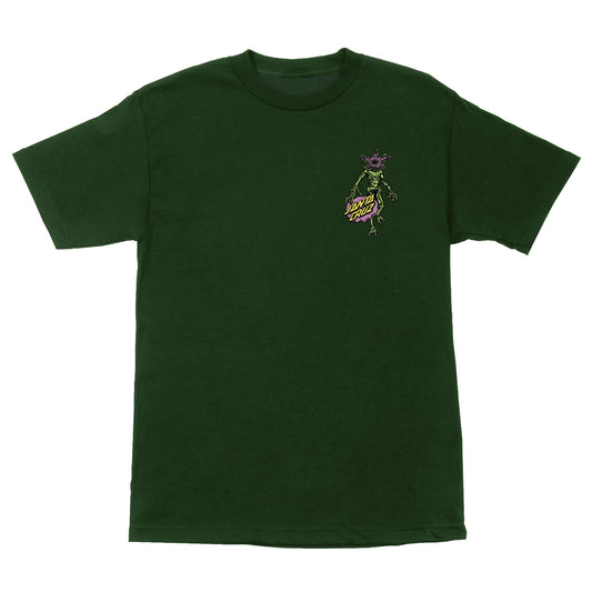 Santa Cruz Stranger Things Demogorgon Dot T-Shirt (Forest)