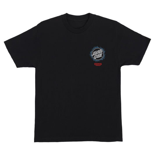 Santa Cruz Stranger Things Hellfire Pit T-Shirt (Black)