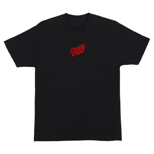 Santa Cruz Stranger Things Screaming Lights T-Shirt (Black)