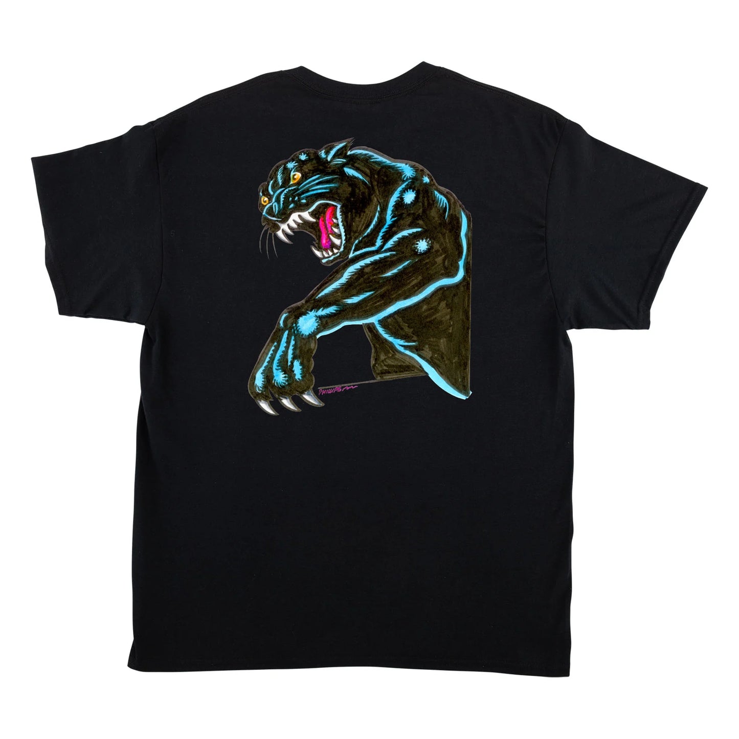 Santa Cruz Natas Sketch Panther Heavyweight T-Shirt  (Choose Color)