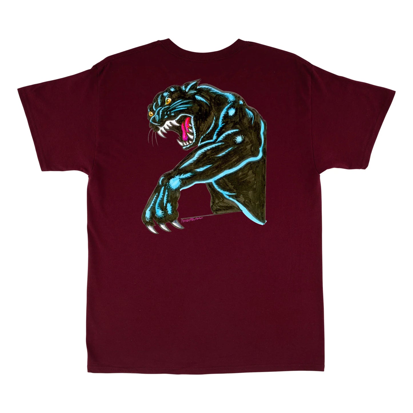 Santa Cruz Natas Sketch Panther Heavyweight T-Shirt  (Choose Color)