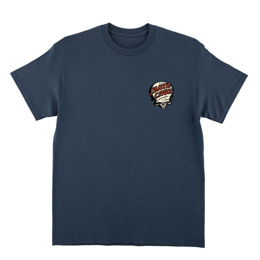O'Brien Screaming Reaper S/S Heavyweight T-Shirt Blue Dusk Santa Cruz