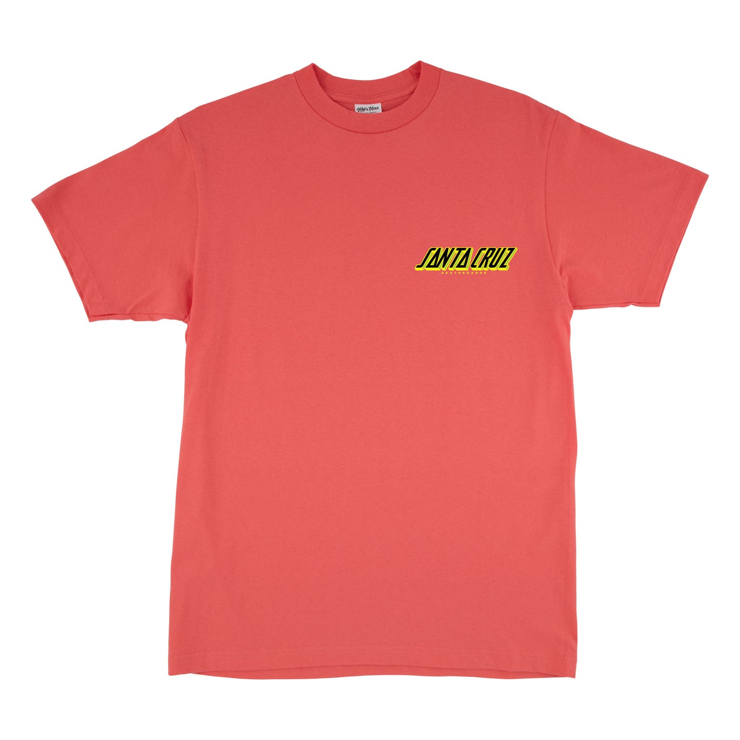 Roskopp Cruz Control S/S Heavyweight T-Shirt Coral Santa Cruz