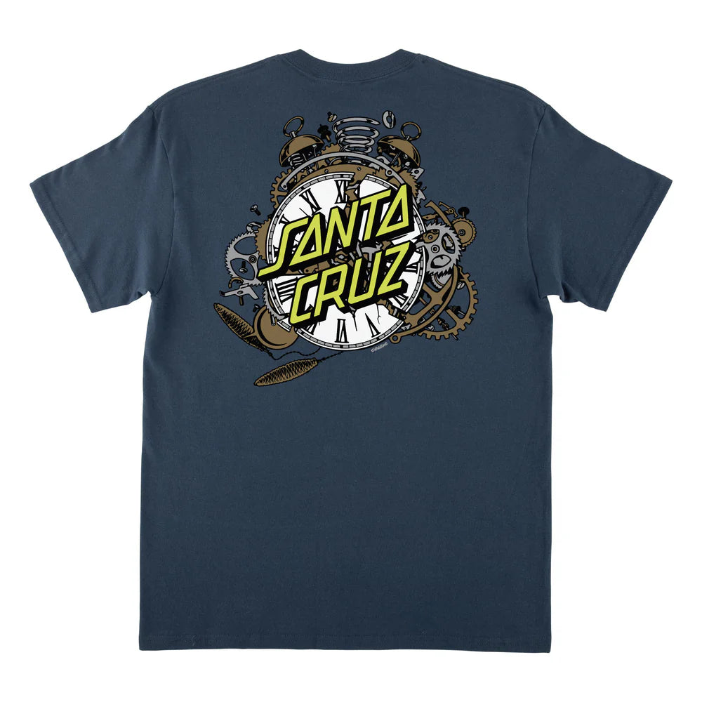 Grabke Exploding Dot Santa Cruz T-Shirt - Blue Dusk