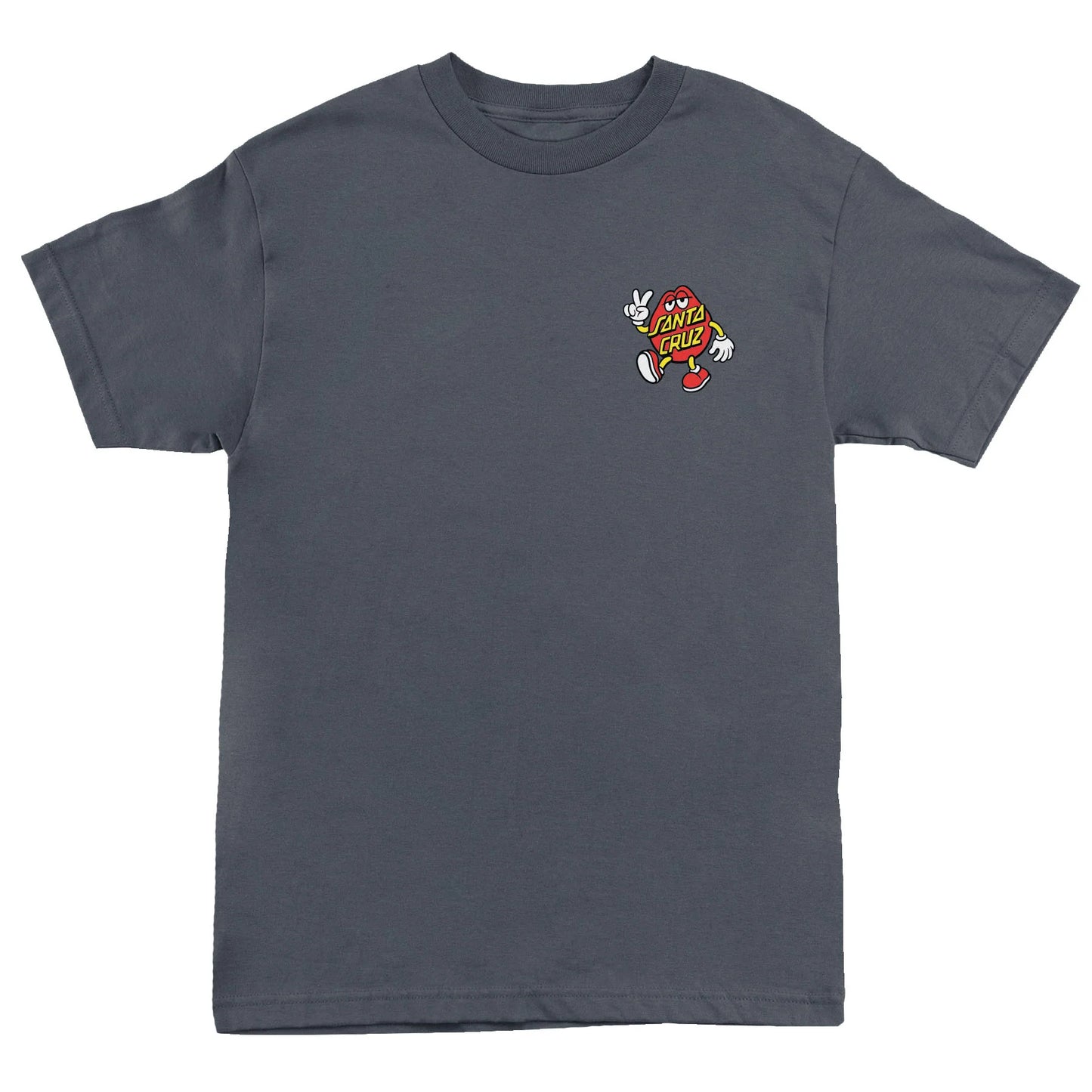 Dot Dudes Heavyweight T-Shirt Charcoal Santa Cruz