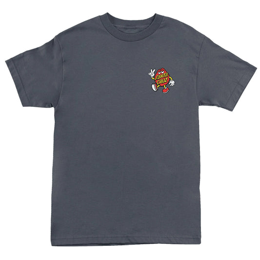 Dot Dudes Heavyweight T-Shirt Charcoal Santa Cruz