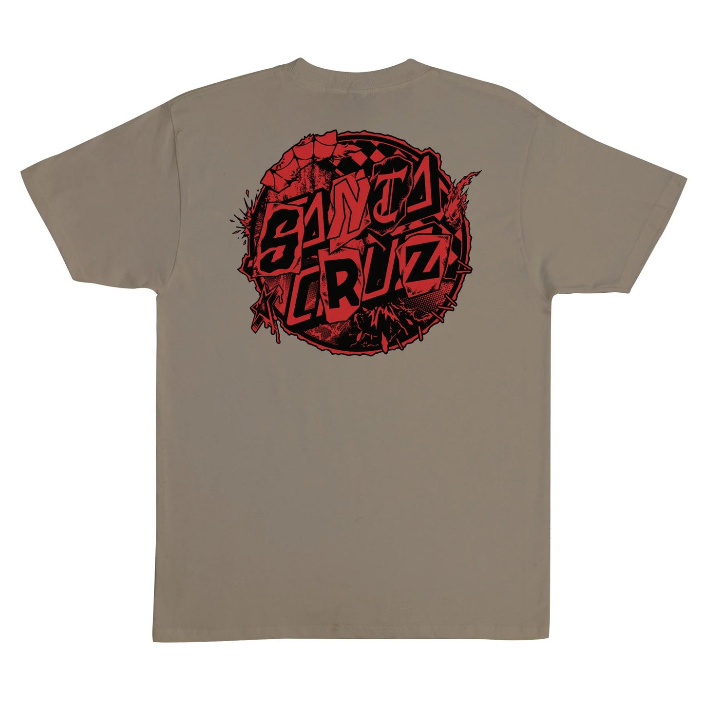 Pay Off Dot Heavyweight T-Shirt Prairie Dust Santa Cruz