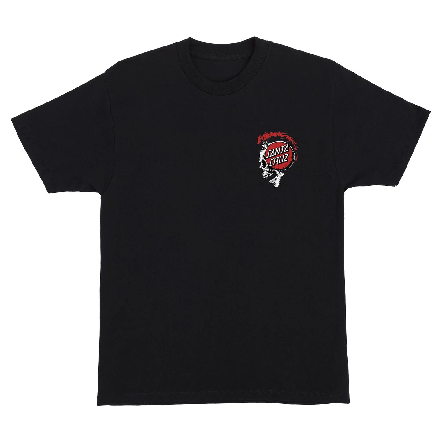 Short Fuse Heavyweight T-Shirt Black Santa Cruz